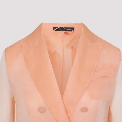 Max Mara Double-breasted Silk Jacket