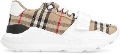 Burberry Vintage Check-pattern Touch-strap Sneakers