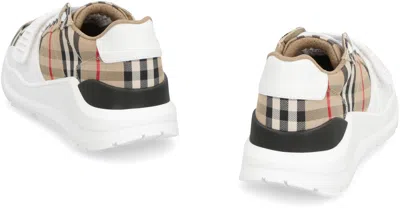 Burberry Vintage Check-pattern Touch-strap Sneakers