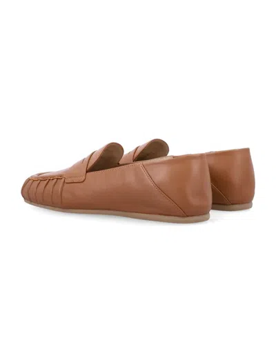 Stuart Weitzman Almond Toe Leather Lace-up Shoes In Multi