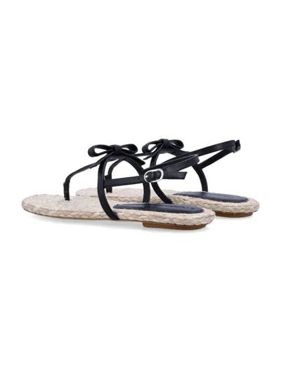 Stuart Weitzman Felicity Espadrillas Thong Sandals