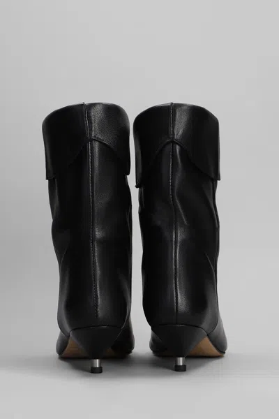 Gisel Moire Ariana Low Heels Ankle Boots