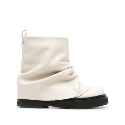 Attico Robin Leather Ankle Boots