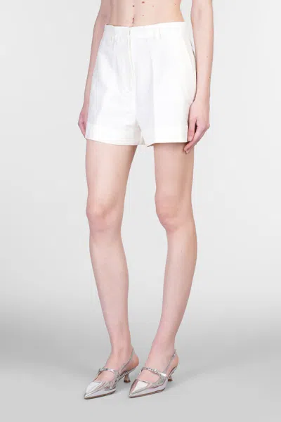 Mvp Wardrobe Shorts In Beige Cotton