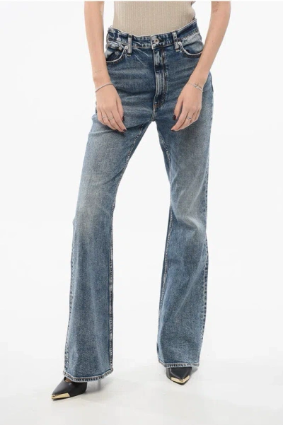 Rag & Bone High-waisted Casey Flared Fit Denims 26cm