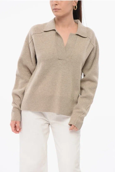 Rag & Bone Bridget Wool-blend Polo Sweater