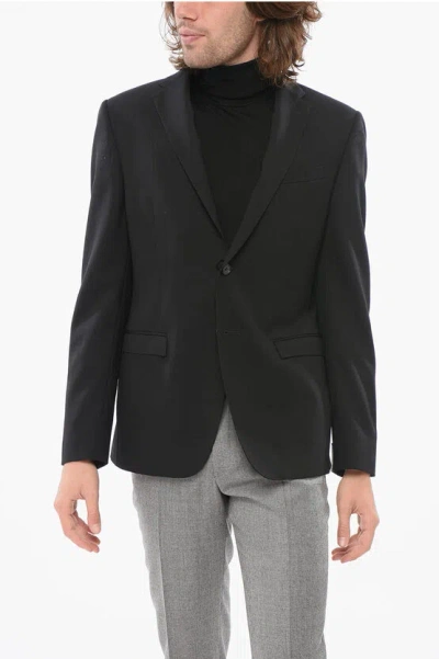 Corneliani Trend Stripe Motif Blazer With Flap Pockets