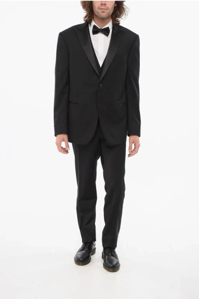 Corneliani Code 3 Piece Suit With Peak Lapel