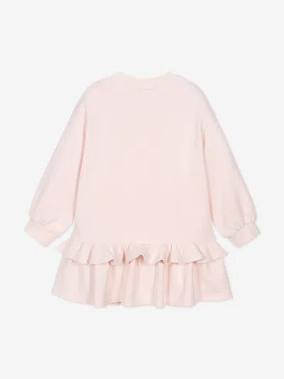 Fendi Girls Trompe L'oeil Bow Print Dress