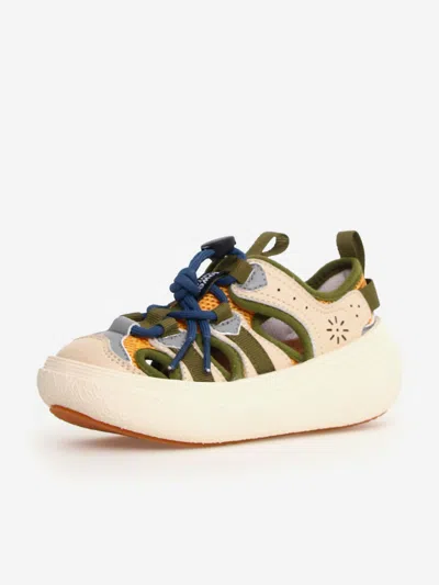 Flower Mountain Kids Chomei Tech Sandals In Multi