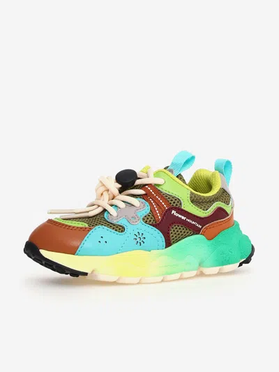Flower Mountain Kids Yamano 3 Trainers In Multi