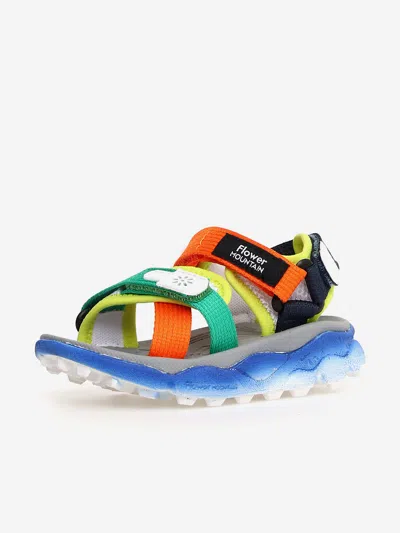 Flower Mountain Kids Nazca 2 Nuanced Sole Sandals In Multi