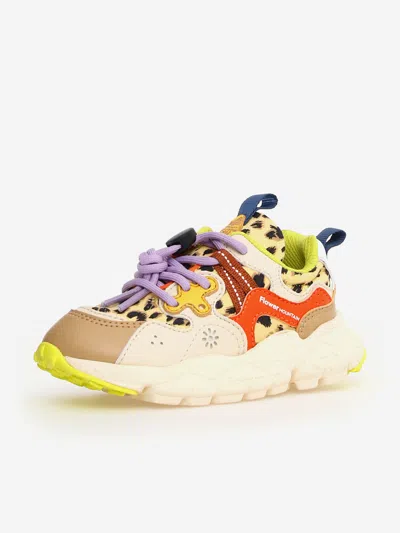 Flower Mountain Kids Yamano 3 Trainers In Multi