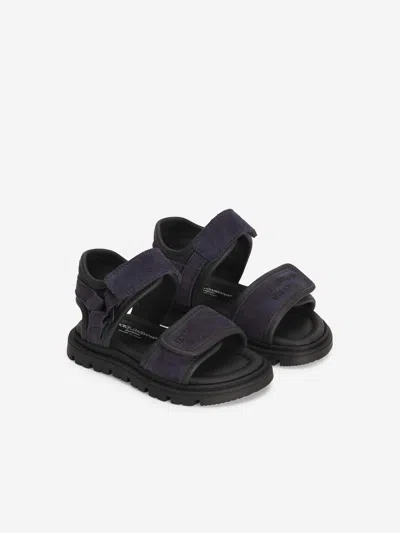 Dolce & Gabbana Boys Leather Velcro Strap Sandals