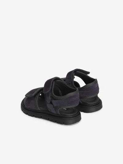 Dolce & Gabbana Boys Leather Velcro Strap Sandals