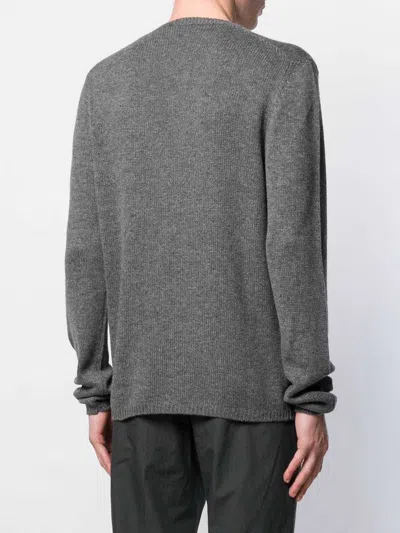 Prada Men Grey Wool Sweater