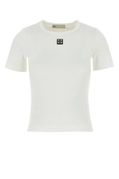 Tory Burch Cotton Crew Neck T-shirt With Short Sleeves