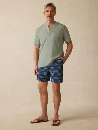 Faherty Short-sleeve Sunwashed Henley T-shirt
