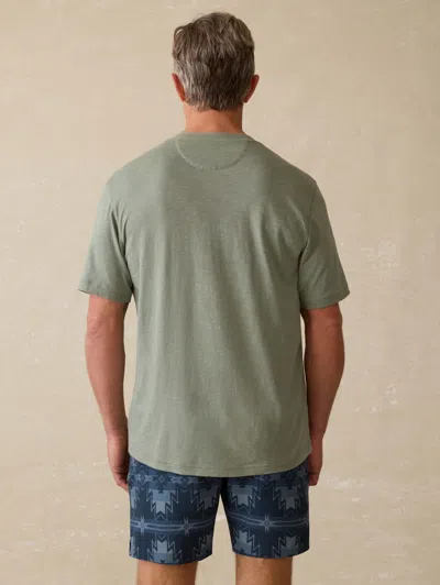 Faherty Short-sleeve Sunwashed Henley T-shirt