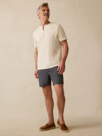 Faherty Short-sleeve Sunwashed Henley T-shirt