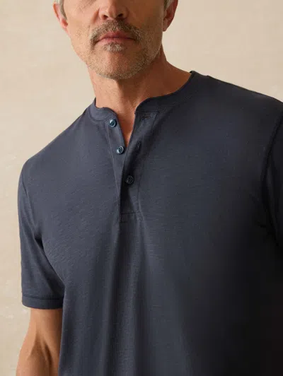 Faherty Short-sleeve Sunwashed Henley T-shirt