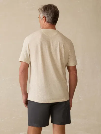 Faherty Short-sleeve Sunwashed Henley T-shirt