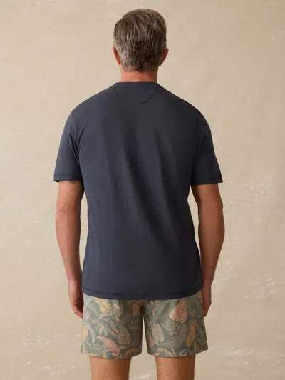 Faherty Short-sleeve Sunwashed Henley T-shirt