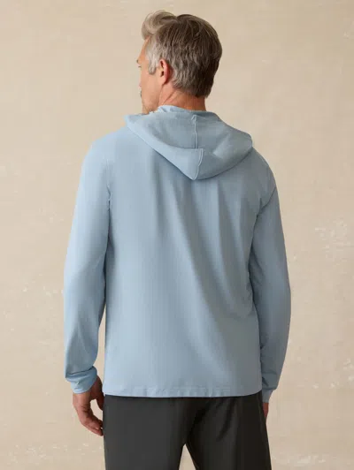 Faherty Shorelite Upf Hoodie Blue Breeze