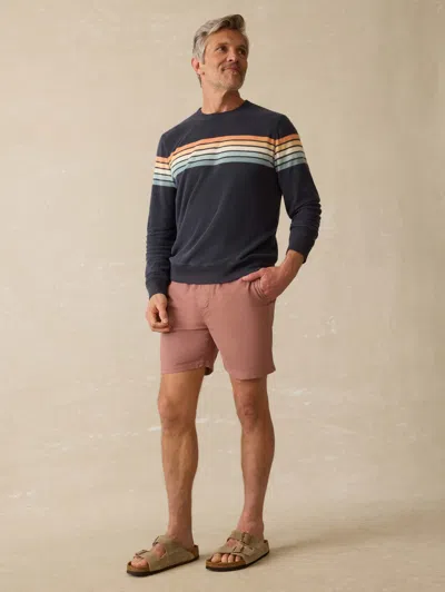 Faherty Cabana Towel Terry Crewneck T-shirt