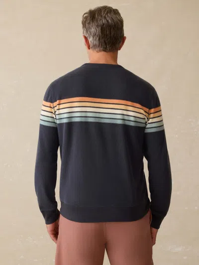 Faherty Cabana Towel Terry Crewneck T-shirt