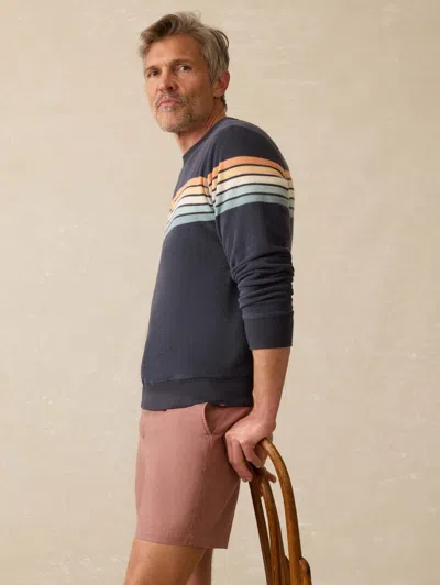 Faherty Cabana Towel Terry Crewneck T-shirt