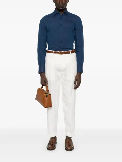 Mazzarelli Cutaway-collar Shirt