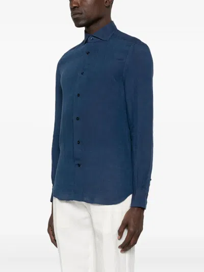 Mazzarelli Cutaway-collar Shirt