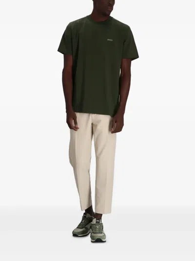 Hugo Boss Bardon Elasticated-waistband Trousers In Neutral