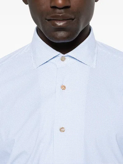 几何图案印花衬衫