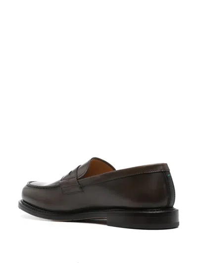 Premiata Leather Loafers In Brown