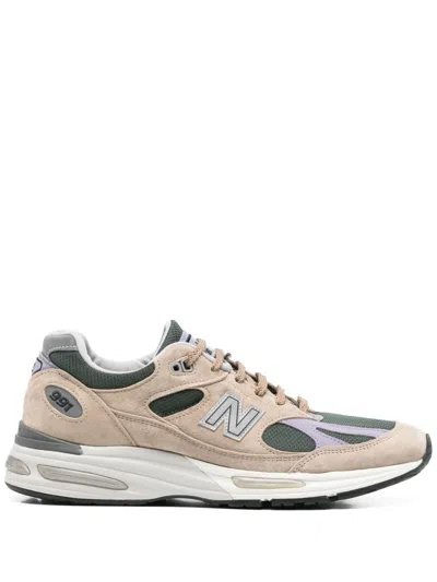 New Balance Suede Blend Sneakers Mesh Panels In Brown
