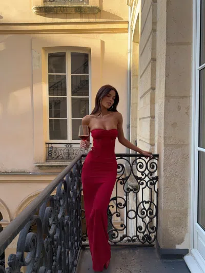 Outcast Alexiam Maxi Dress Red