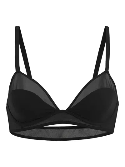 Wolford Sheer Opaque Underwire Bra