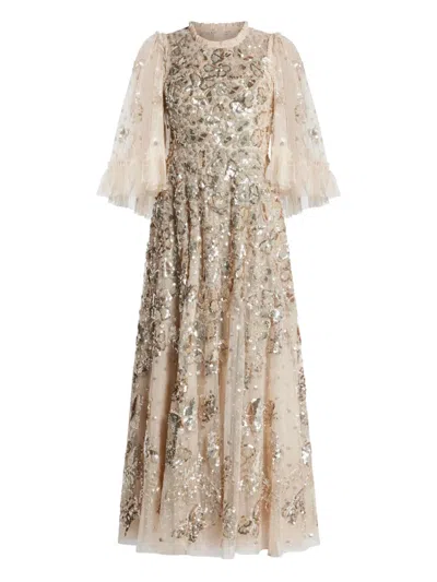 Needle & Thread Sequin-embellished Midi Dress