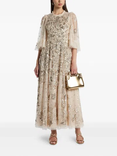 Needle & Thread Sequin-embellished Midi Dress