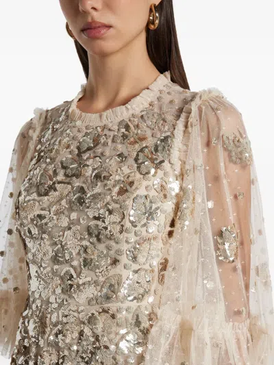 Needle & Thread Sequin-embellished Midi Dress