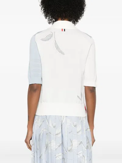 Thom Browne Knitted Polo Top