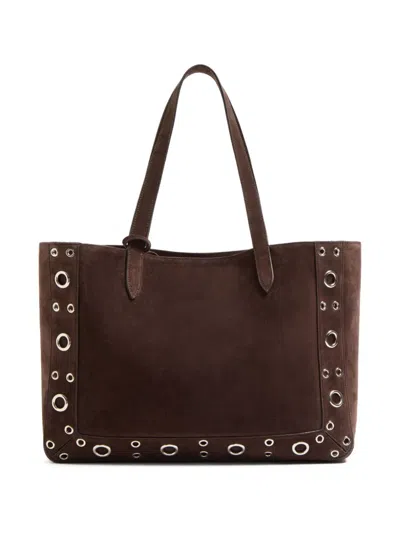 Valentino Garavani Suede Nellcote Tote Bag In Multi-color