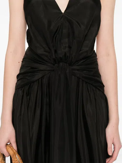 Zimmermann Rhiannon Plunge Halter Maxi Black