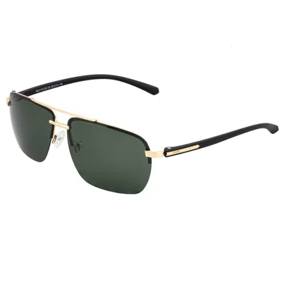 Simplify Unisex Ssu119 62 X 45mm Polarized Sunglasses In Gold