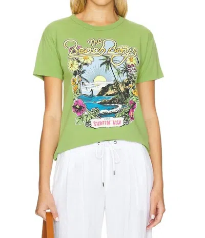 Daydreamer Beach Boys 1963 Ringer Tee In Matcha