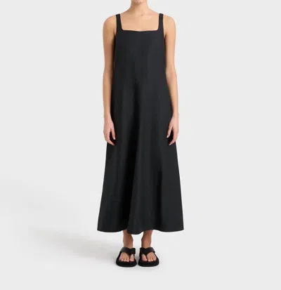 Bondi Born Delphi Flared Maxi Dress In Black