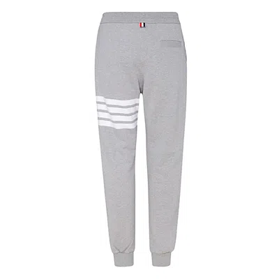 Thom Browne Jogger Trousers 4 Bar In Grey