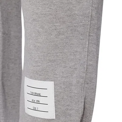 Thom Browne Jogger Trousers 4 Bar In Grey